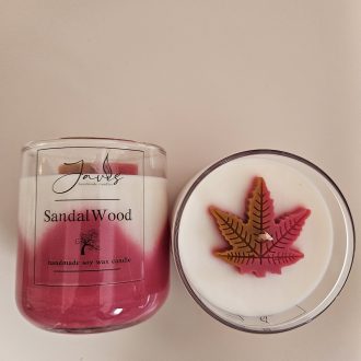 Κερί σόγιας με άρωμα Sandalwood
