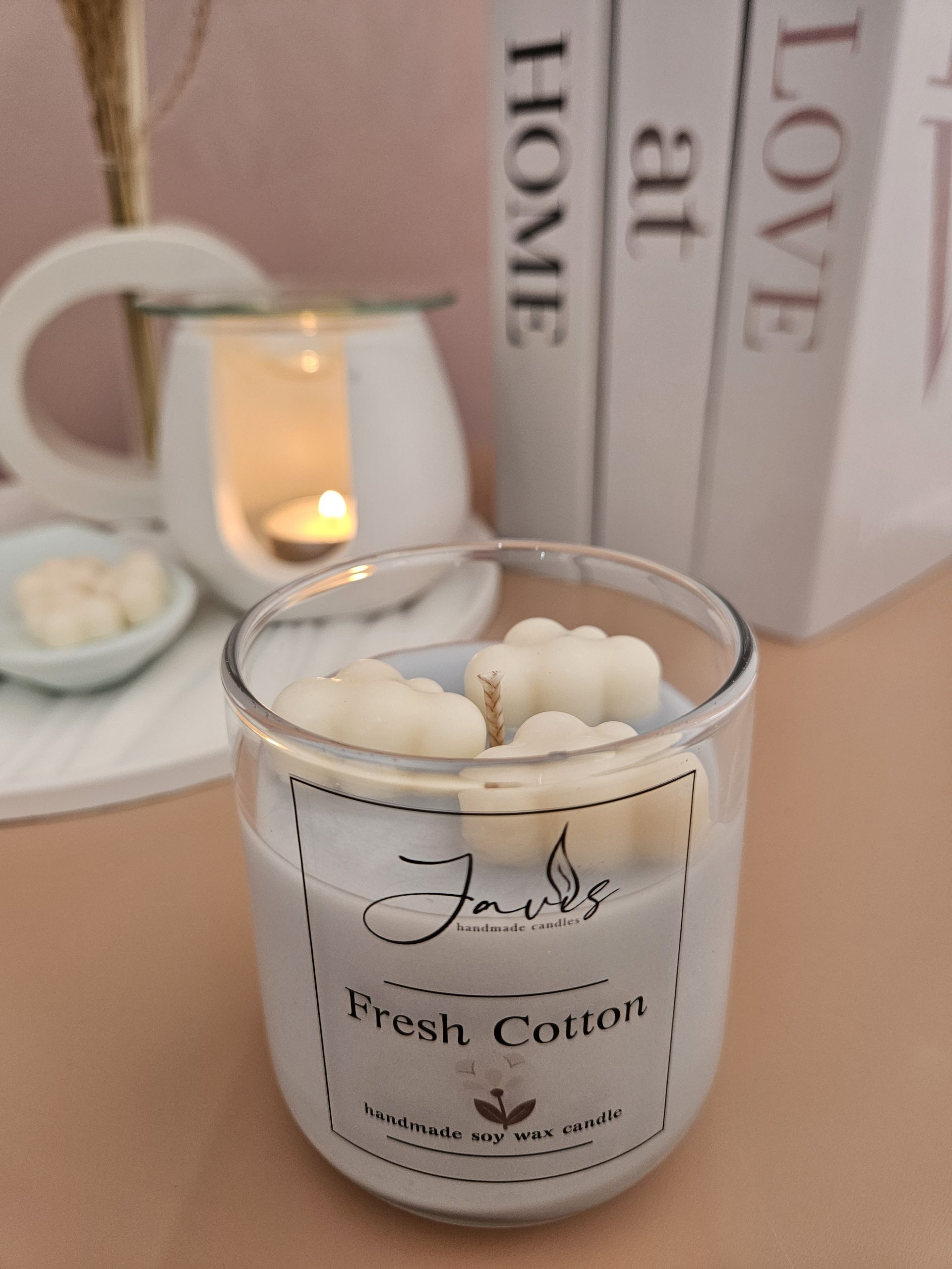 Κερί σόγιας με άρωμα Fresh Cotton - Image 2
