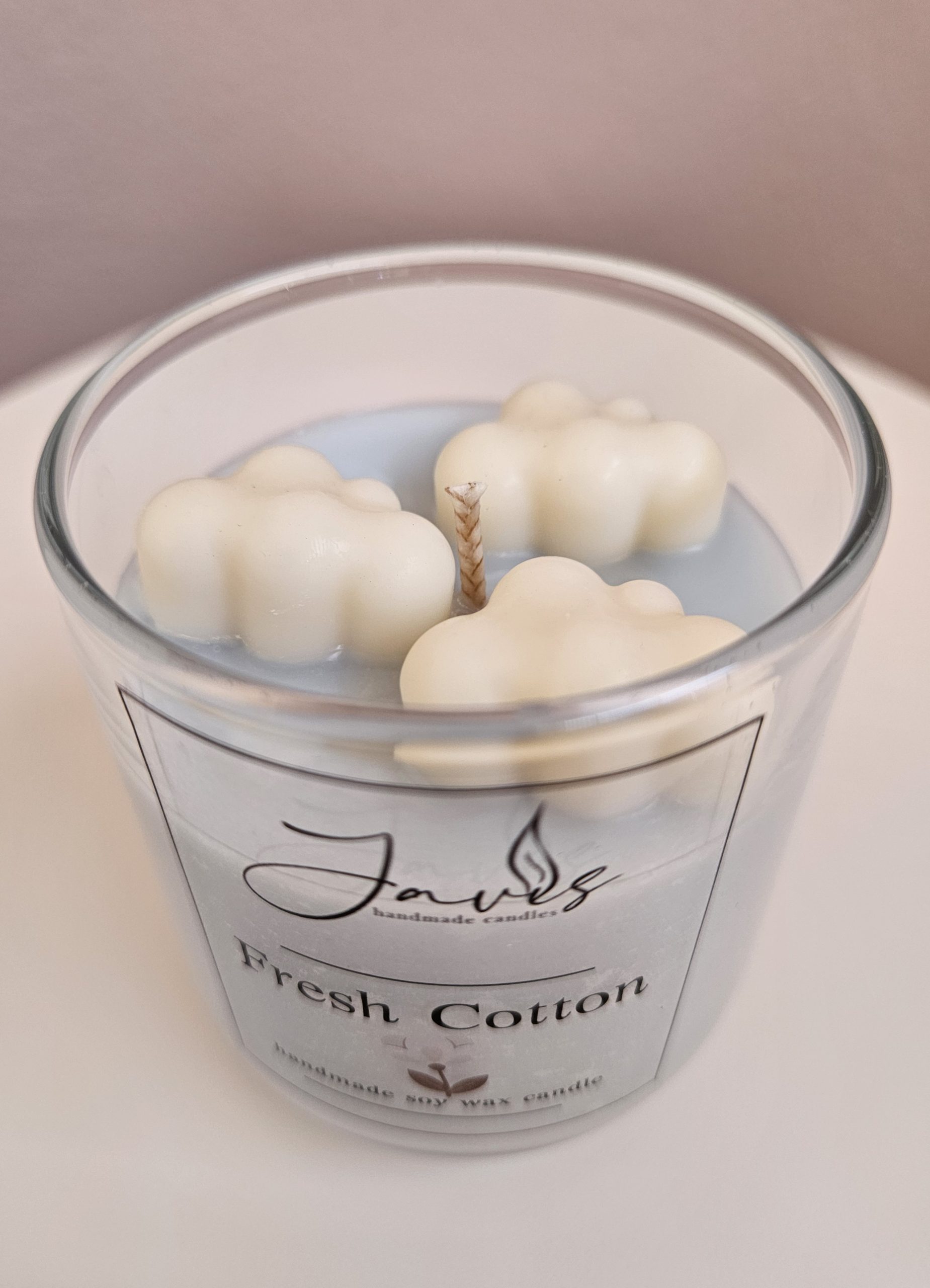 Κερί σόγιας με άρωμα Fresh Cotton - Image 4