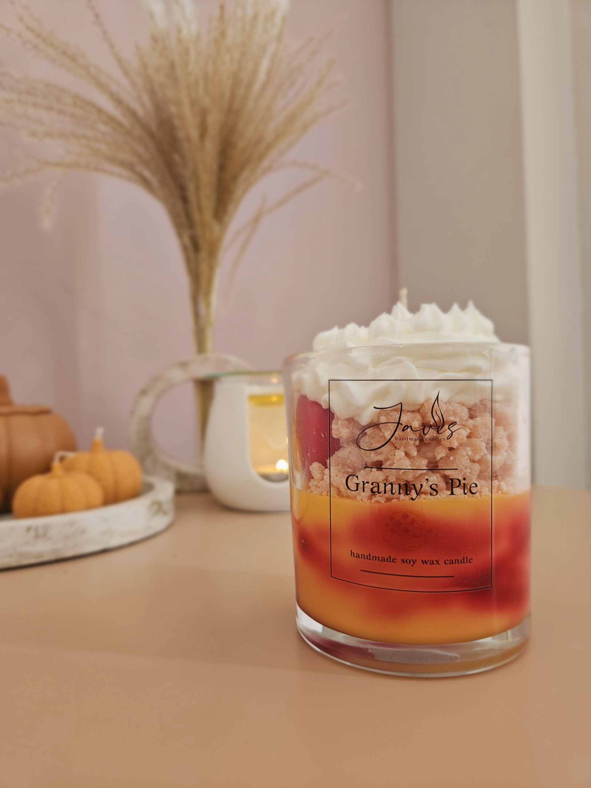 Κερί σόγιας με άρωμα Granny's Pie - Image 3