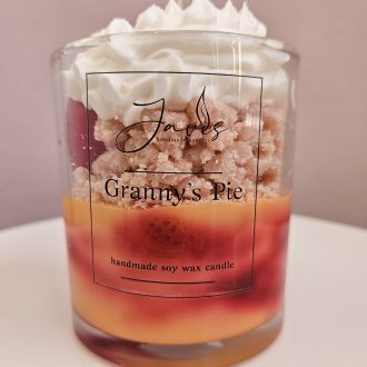 Κερί σόγιας με άρωμα Granny's Pie