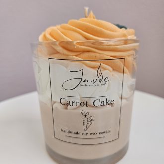 Κερί σόγιας με άρωμα Carrot Cake