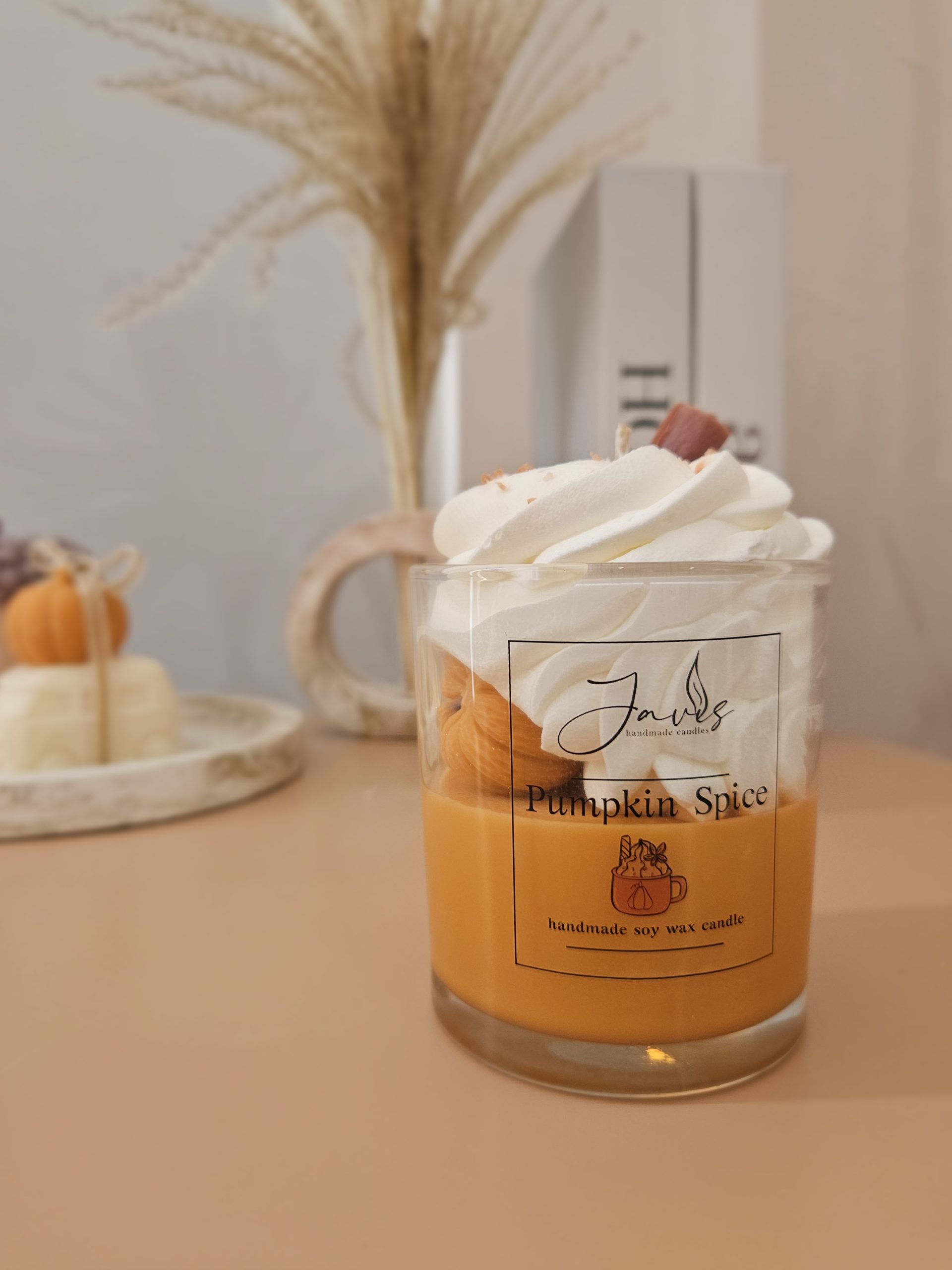 Κερί σόγιας με άρωμα Pumpkin Spice Delight - Image 4